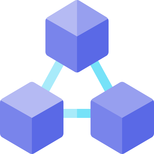 Blockchain Technology: A visual representation of blockchain, featuring linked blocks and cryptographic elements, symbolizing the secure and decentralized nature of blockchain technology